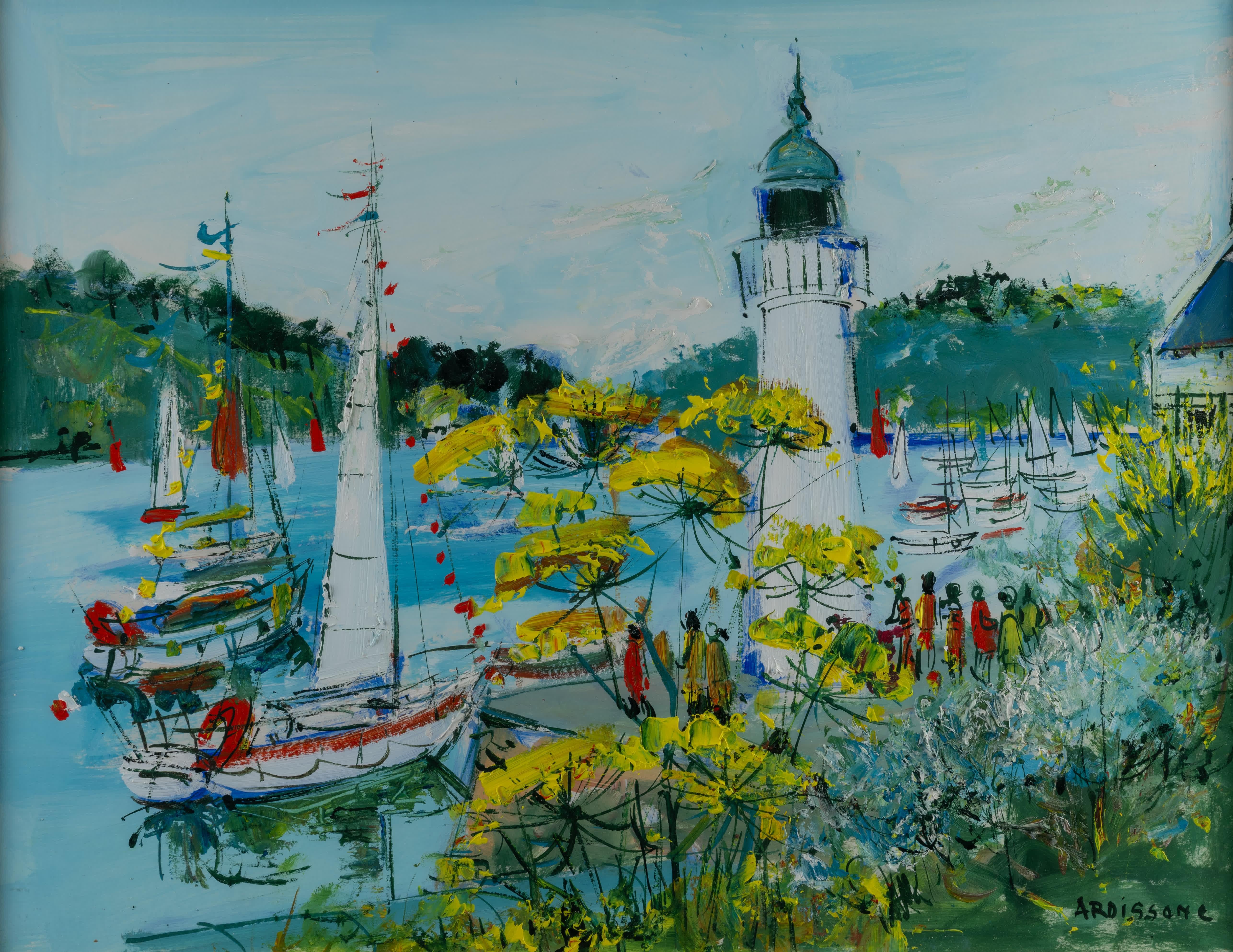 El Faro - Painting de Yolande Ardissone