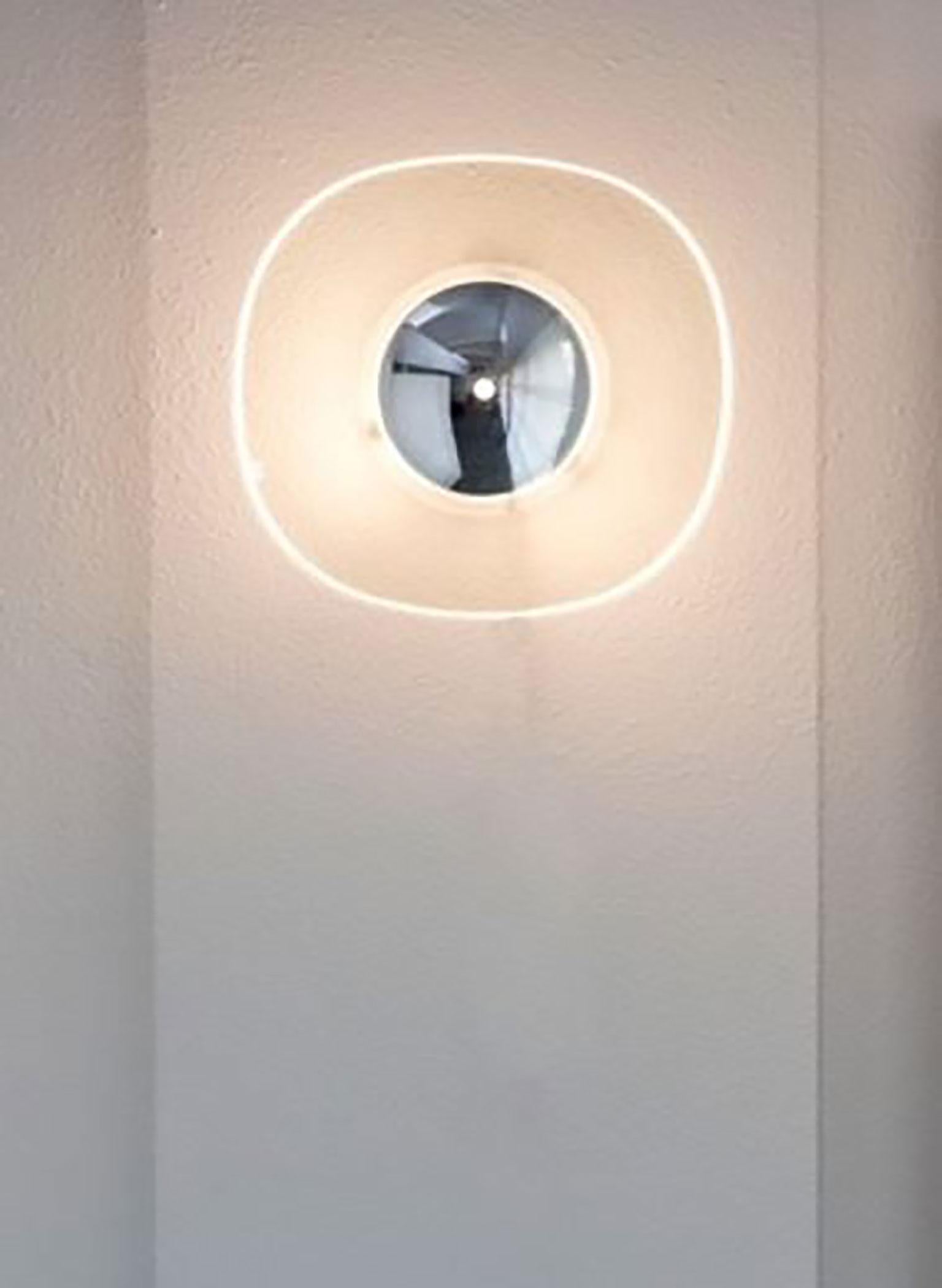 Italian Yolk Wall Lamp by Angeletti & Ruzza for Oluce For Sale