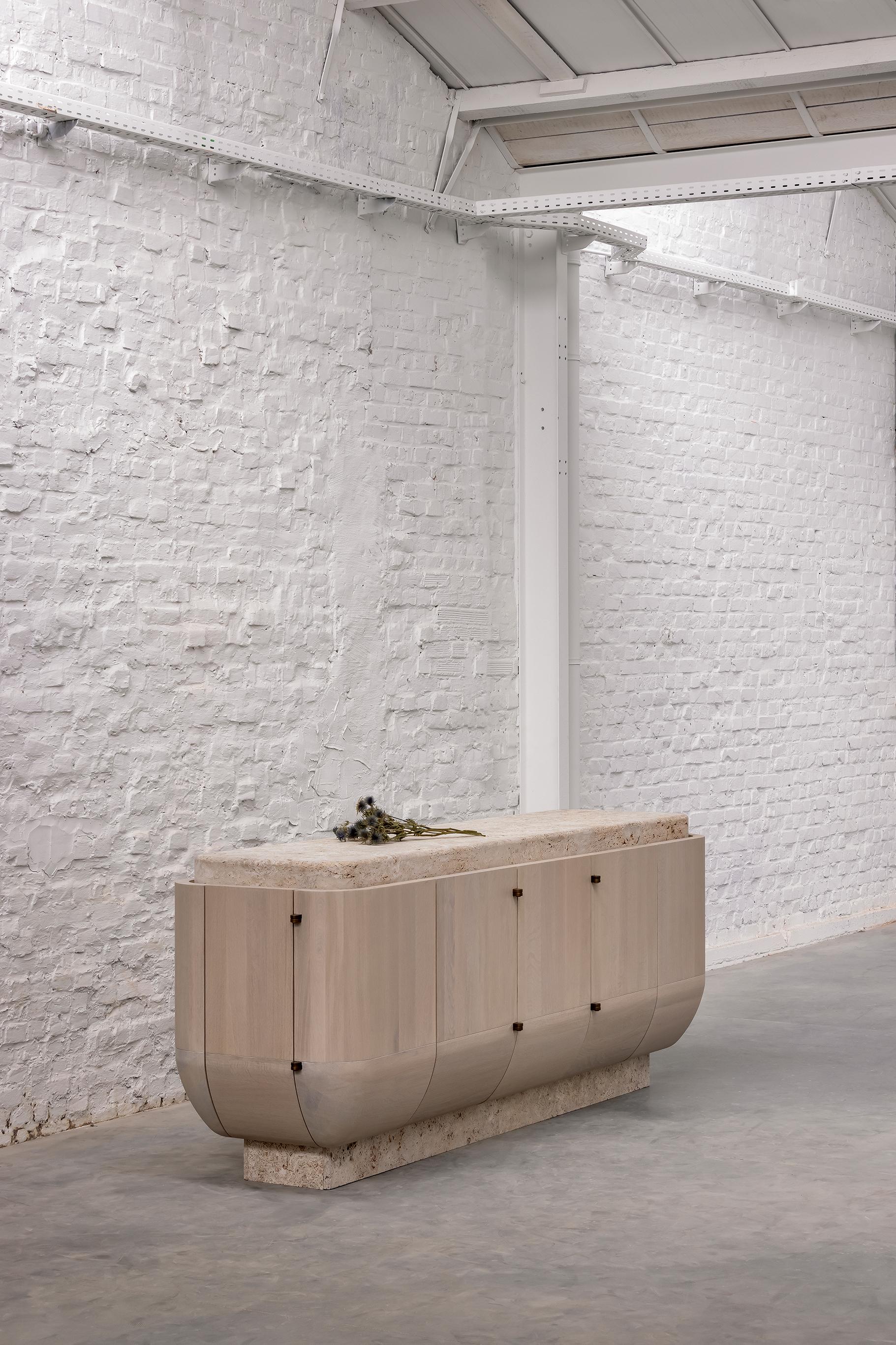 Stone Yoma Console by Andy Kerstens For Sale