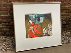 Yomiuri Shimbun Etching by Christine Amarger