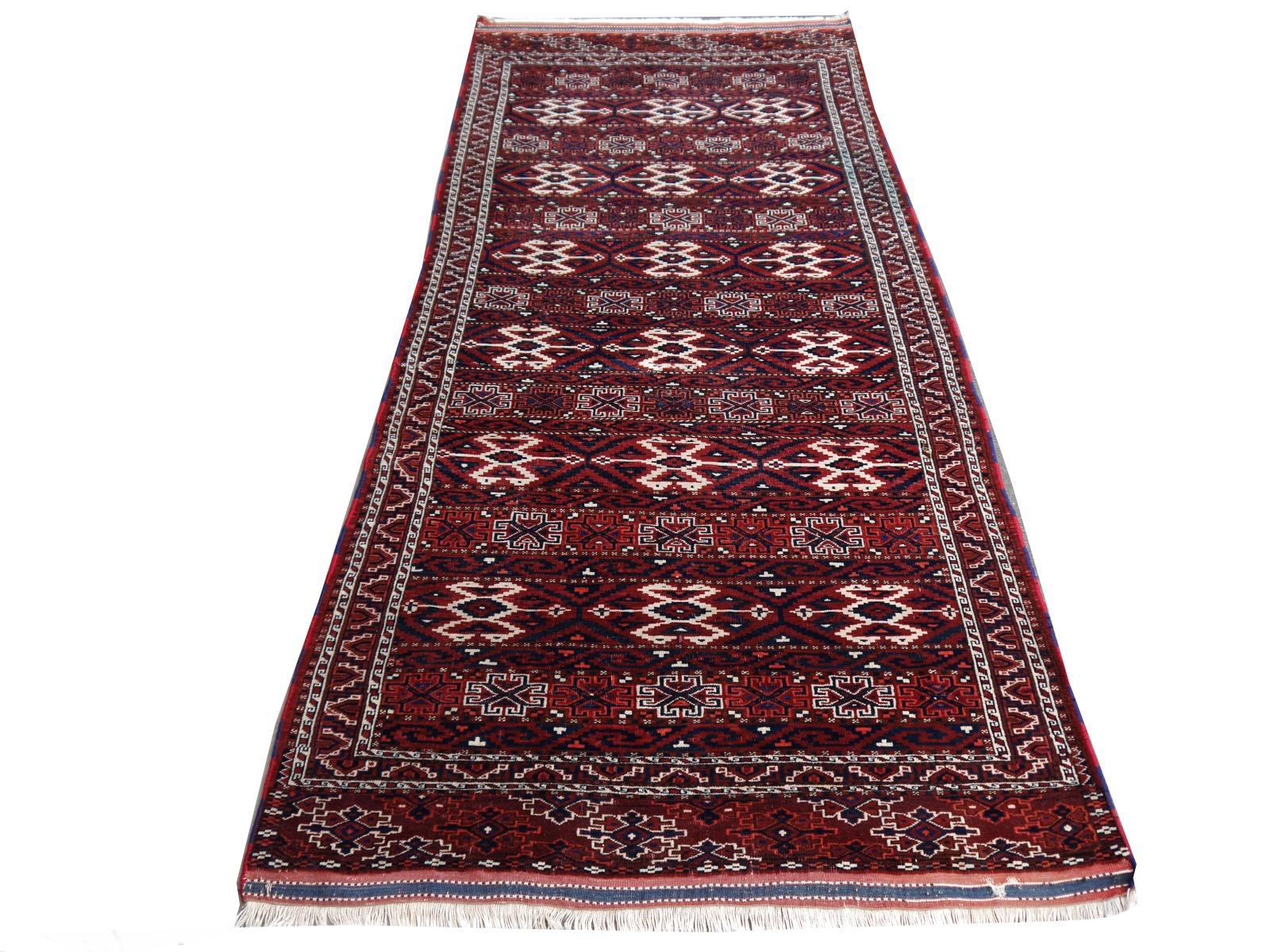 Yomud Turkoman or Turkmen rug, 