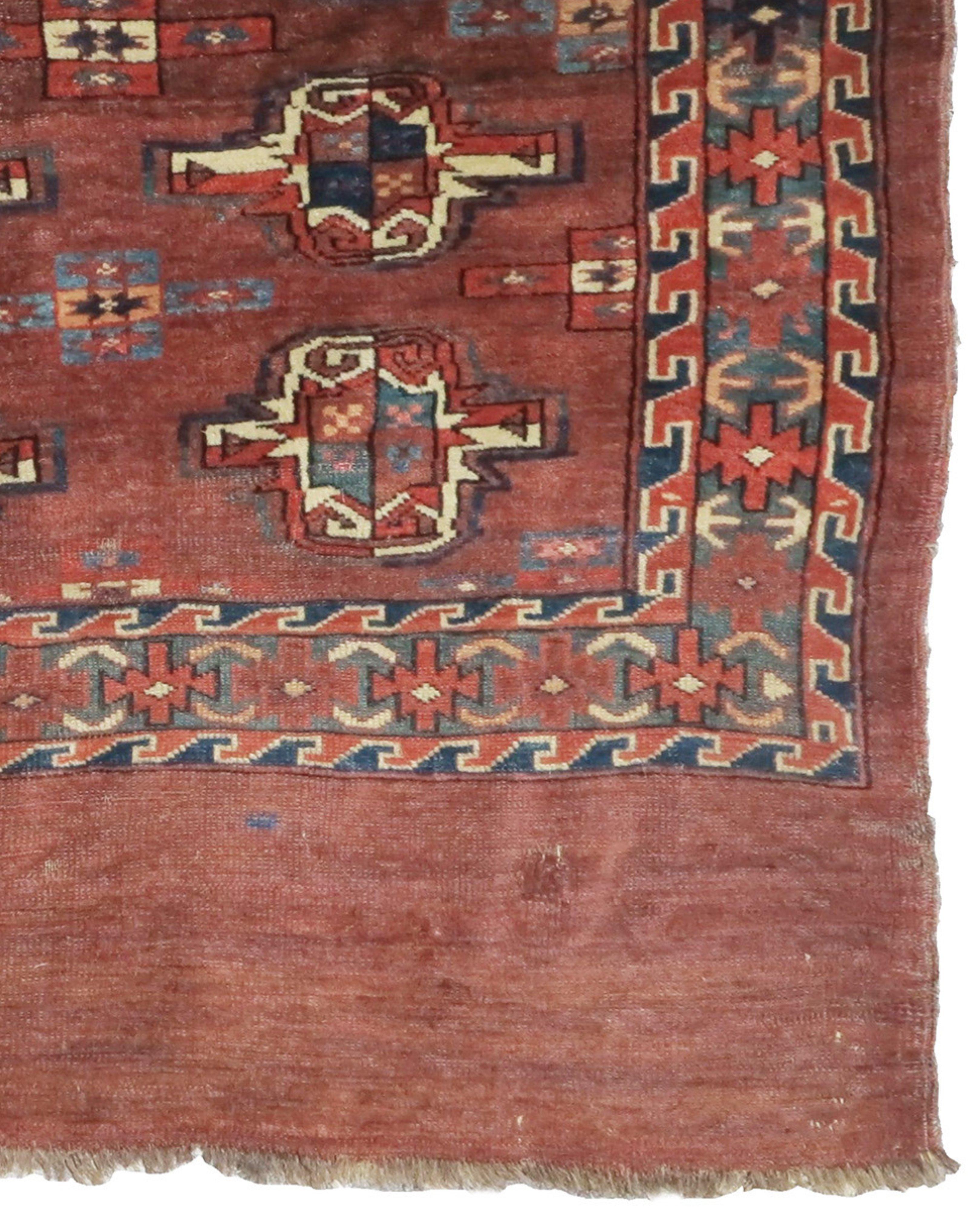 Yomut Chuval Rug, Mid-19th Century In Good Condition In San Francisco, CA