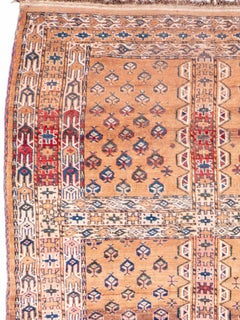 Turkmen Yomut Ensi Rug, Nomadic Door Hanging, 19th Century
