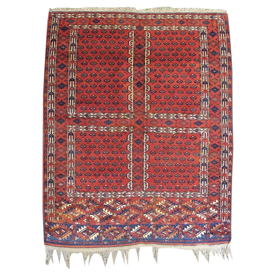 Yomut Ensi Rug, Late 19th Century