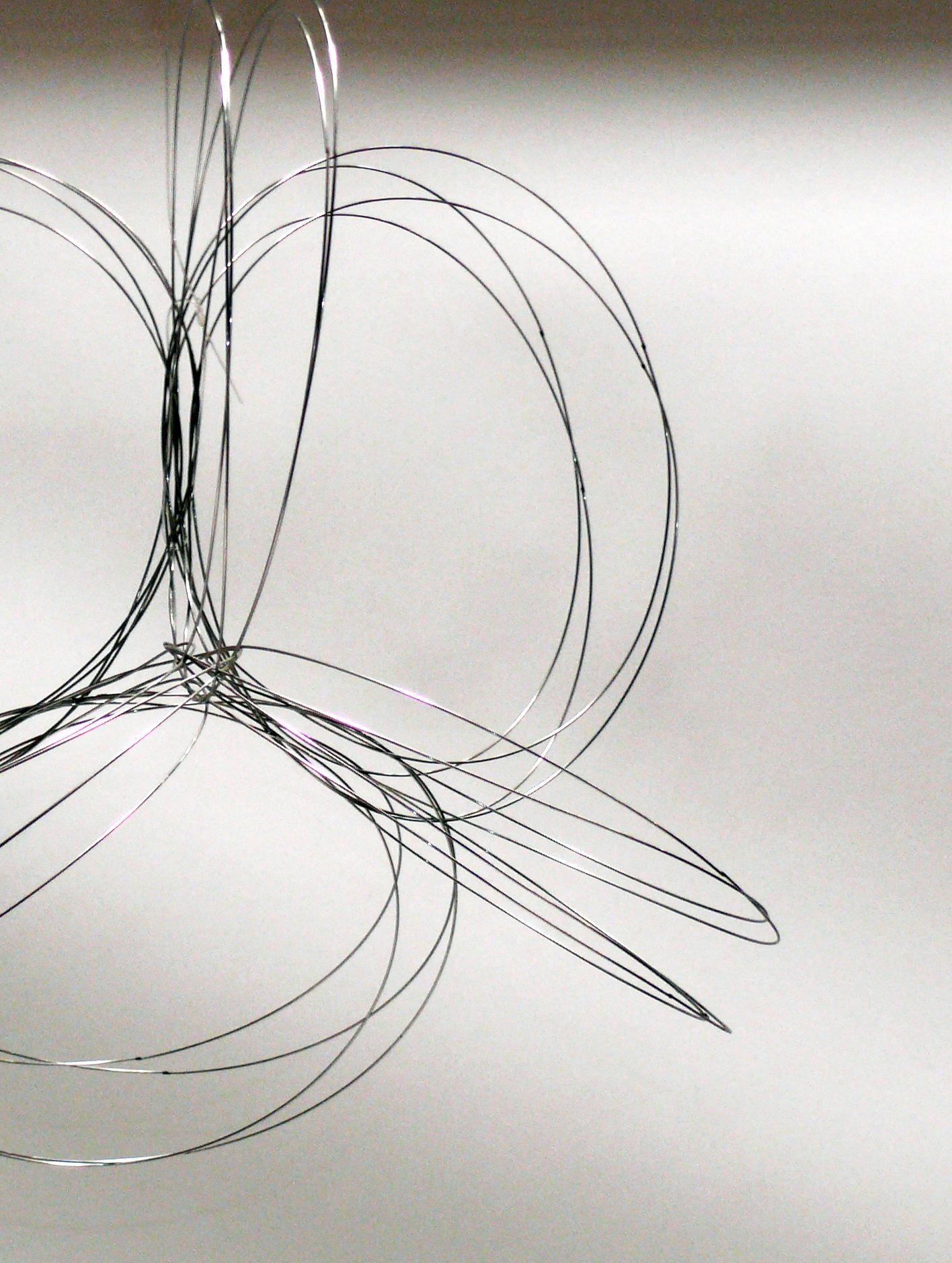 French Yona Friedman Iconostases Series Wire Sculpture For Sale