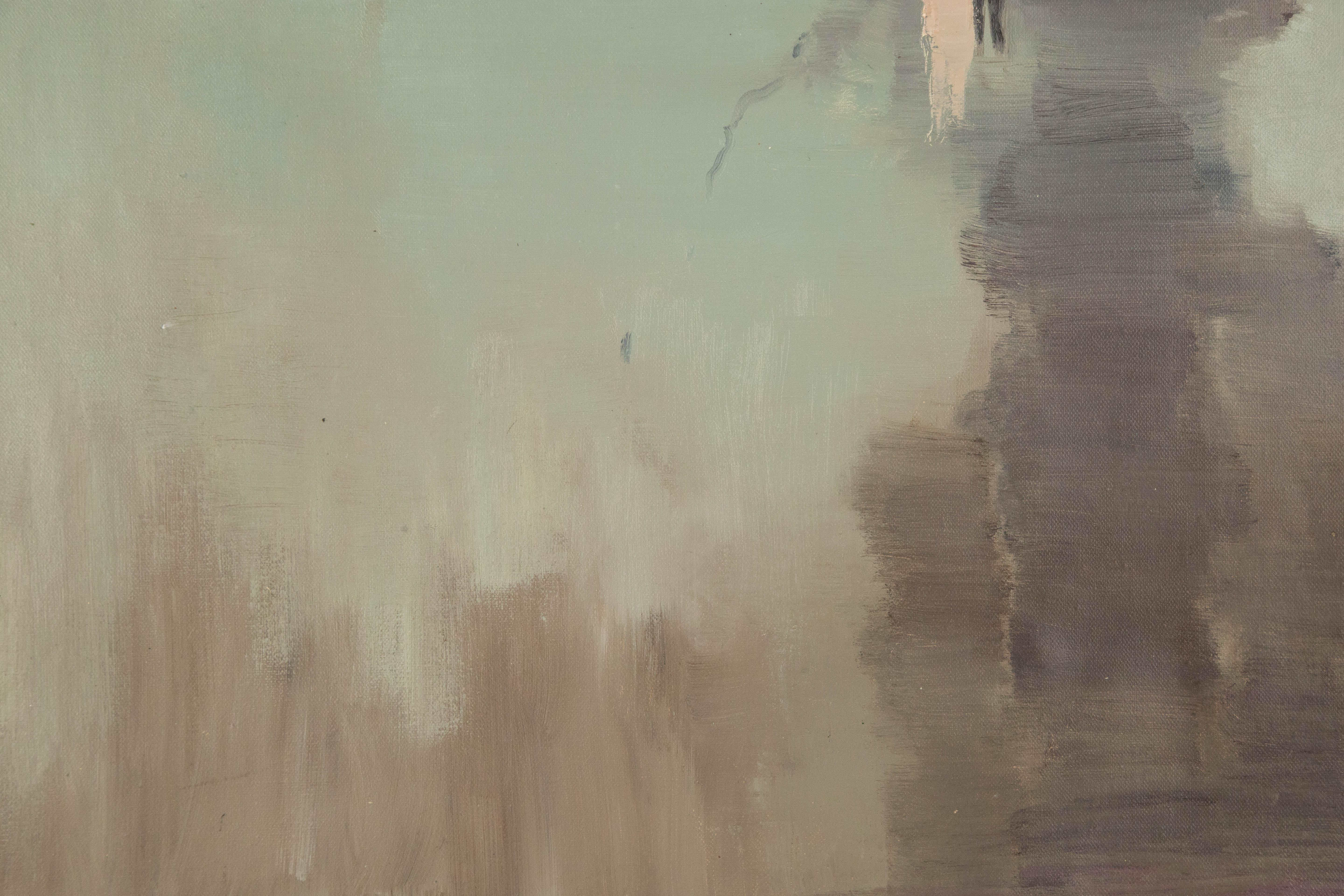 Yongchun Yao Impressionistisches Original Ölgemälde auf Leinwand „Dreamy Scenery“ von Yongchun im Angebot 2