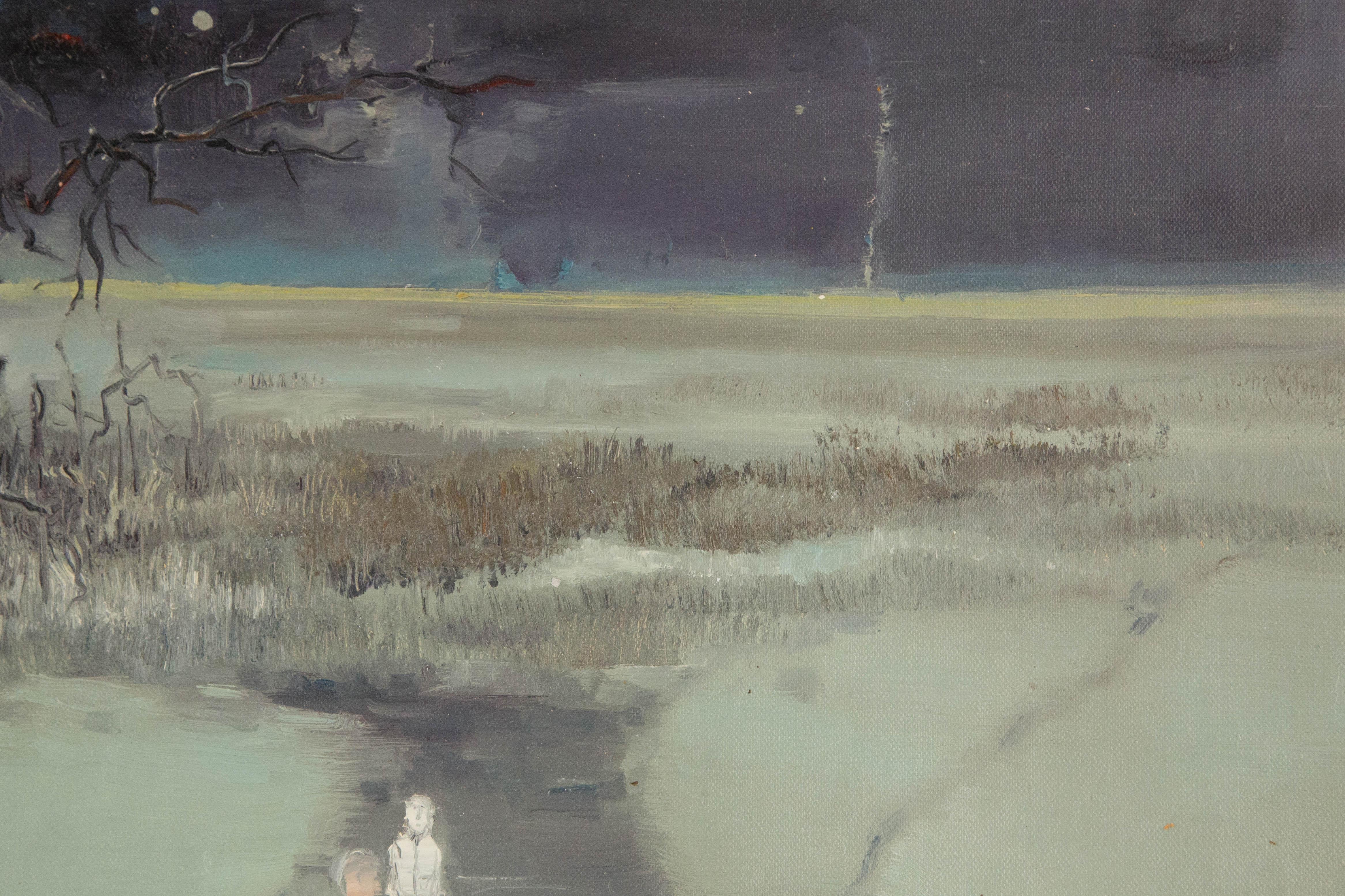 Yongchun Yao Impressionistisches Original Ölgemälde auf Leinwand „Dreamy Scenery“ von Yongchun im Angebot 3