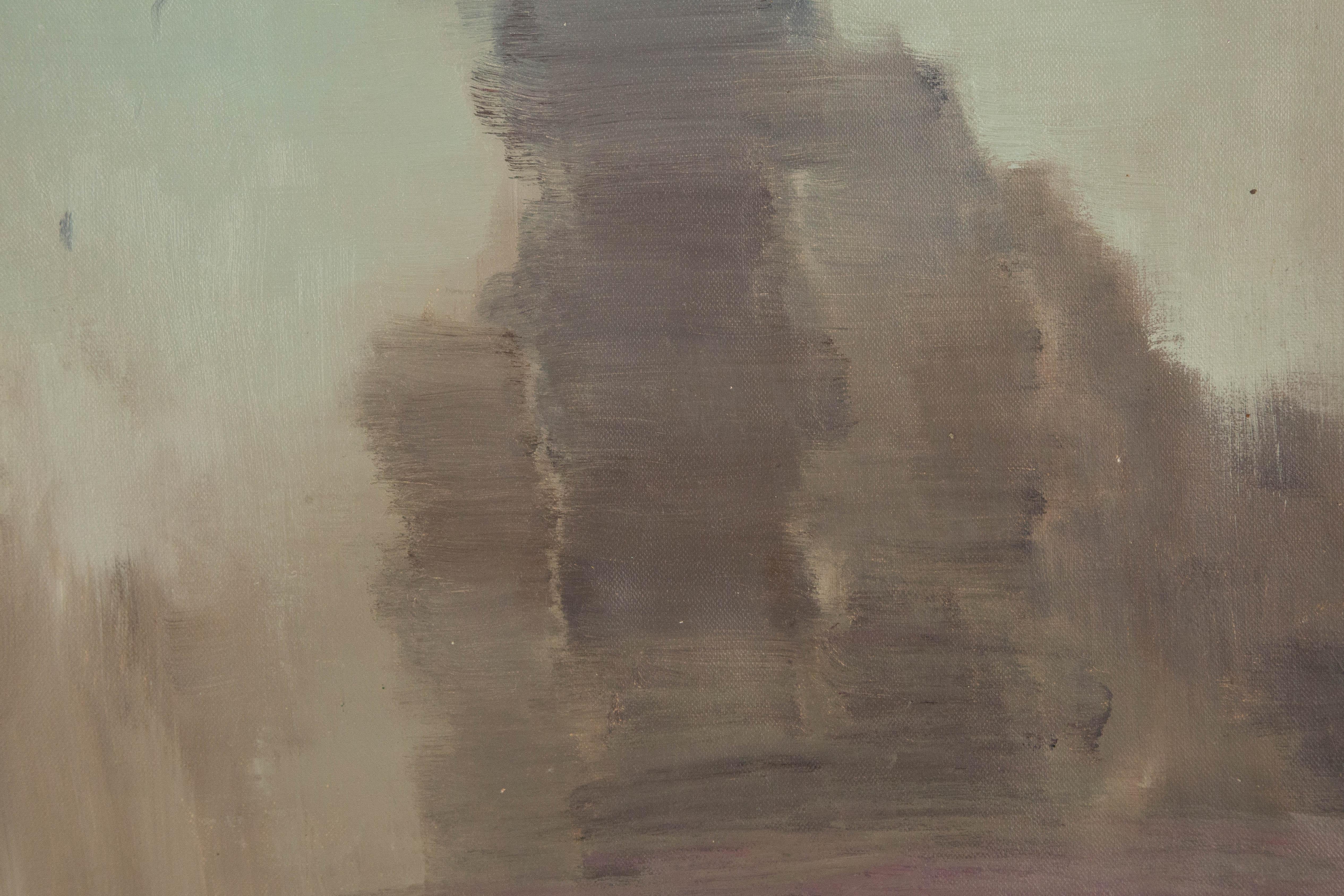 Yongchun Yao Impressionistisches Original Ölgemälde auf Leinwand „Dreamy Scenery“ von Yongchun im Angebot 4