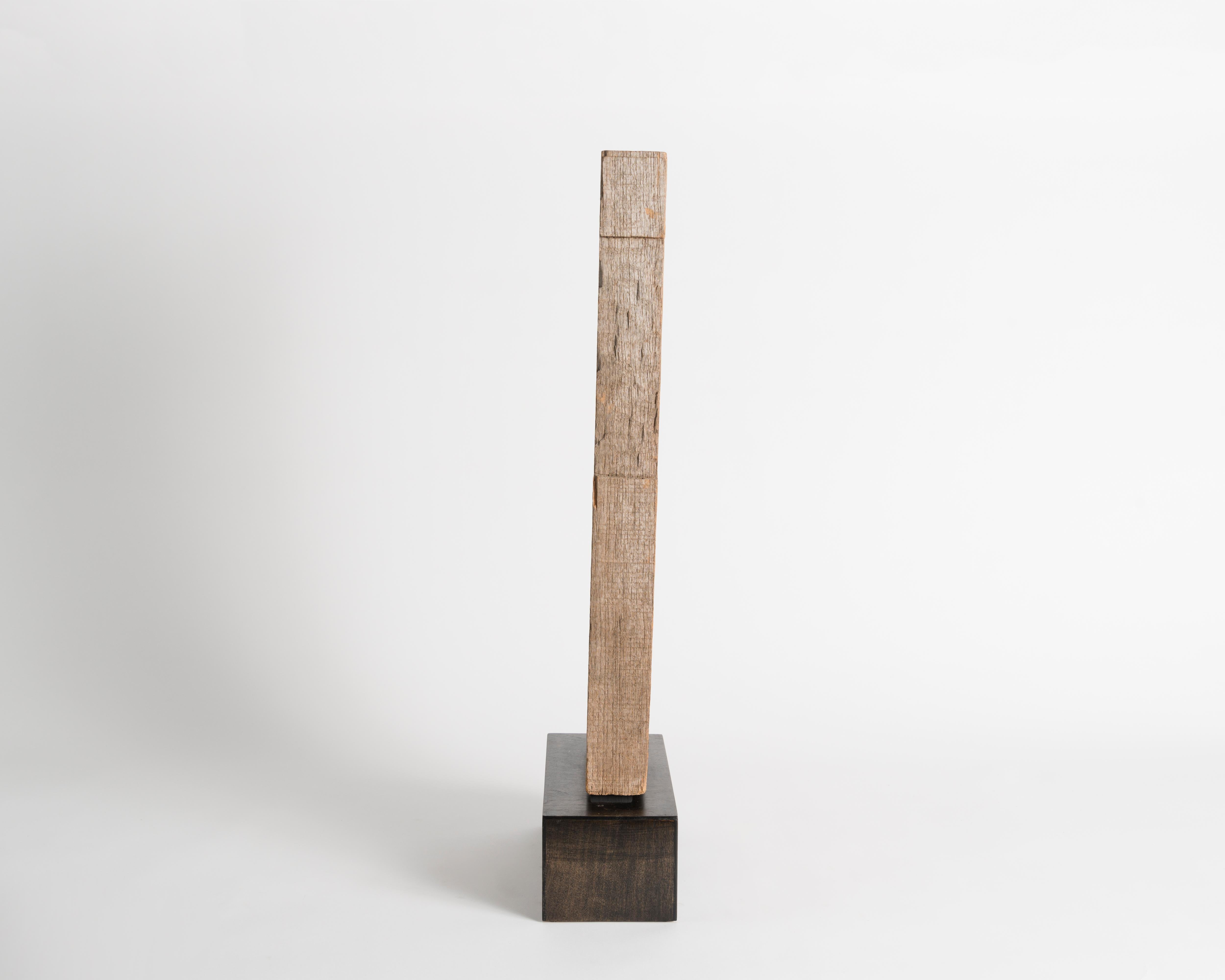American Yongjin Han, a Piece of Wood, Sculpture, United States, circa 1985 For Sale