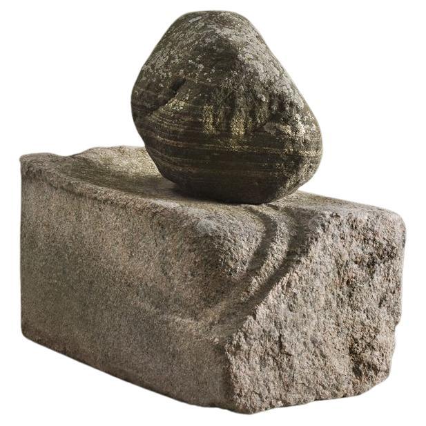 Yongjin Han, Two Pieces of Stone, Granite Sculpture, United States, 1993 For Sale