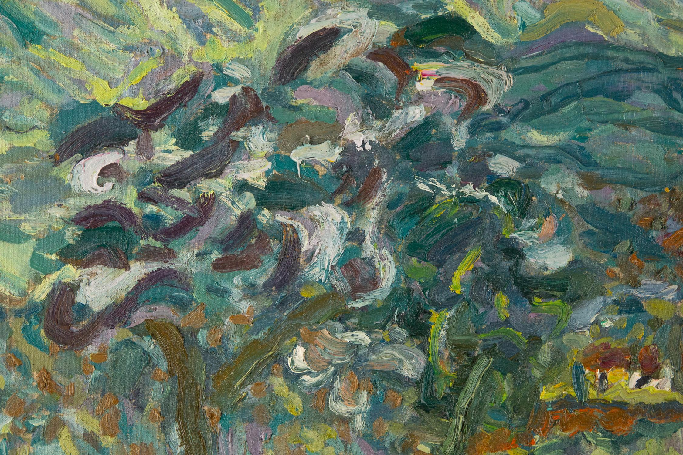 Yongqiang Yu Post-Impressionist Original Oil Painting 