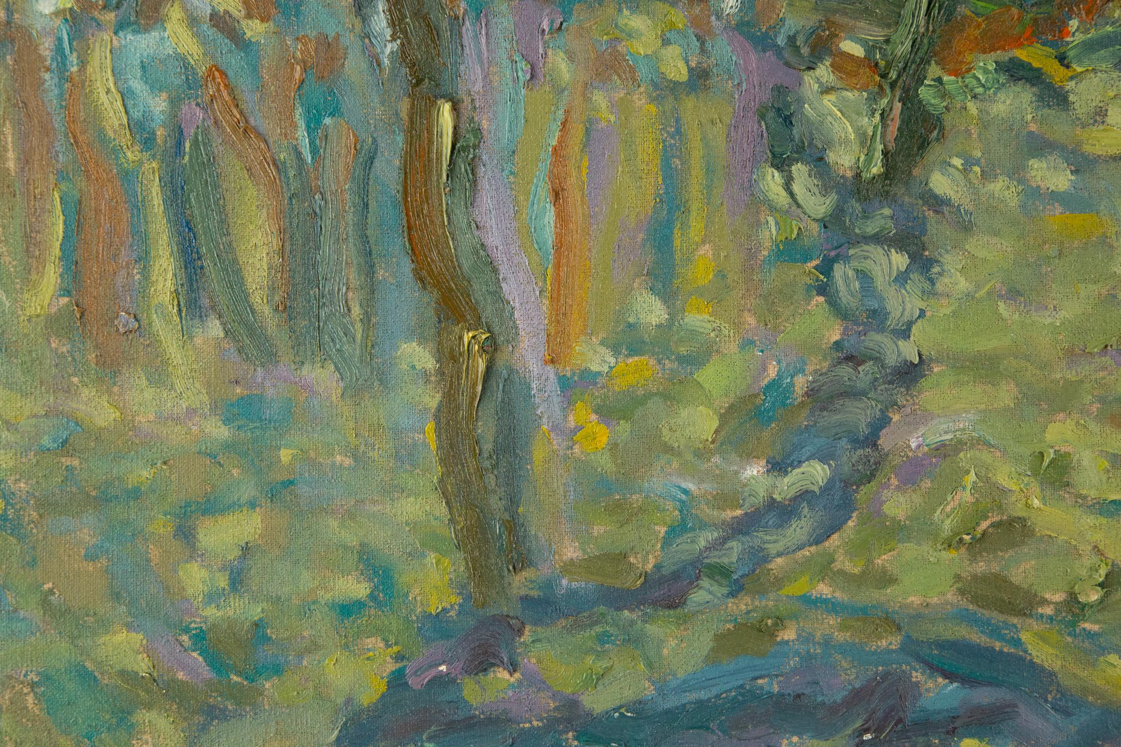 Yongqiang Yu Post-Impressionist Original Oil Painting 