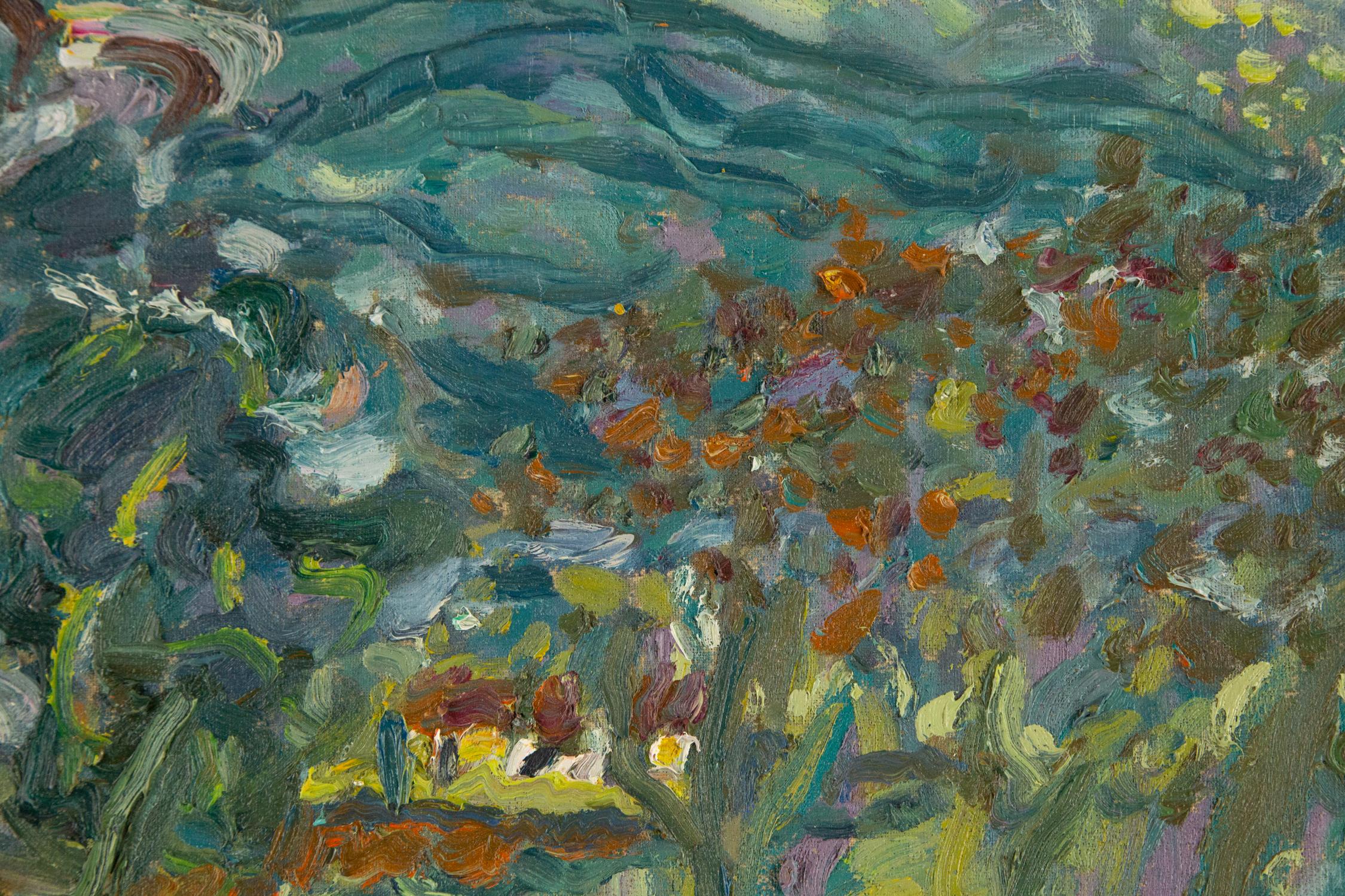 Yongqiang Yu Post-Impressionist Original Oil Painting 