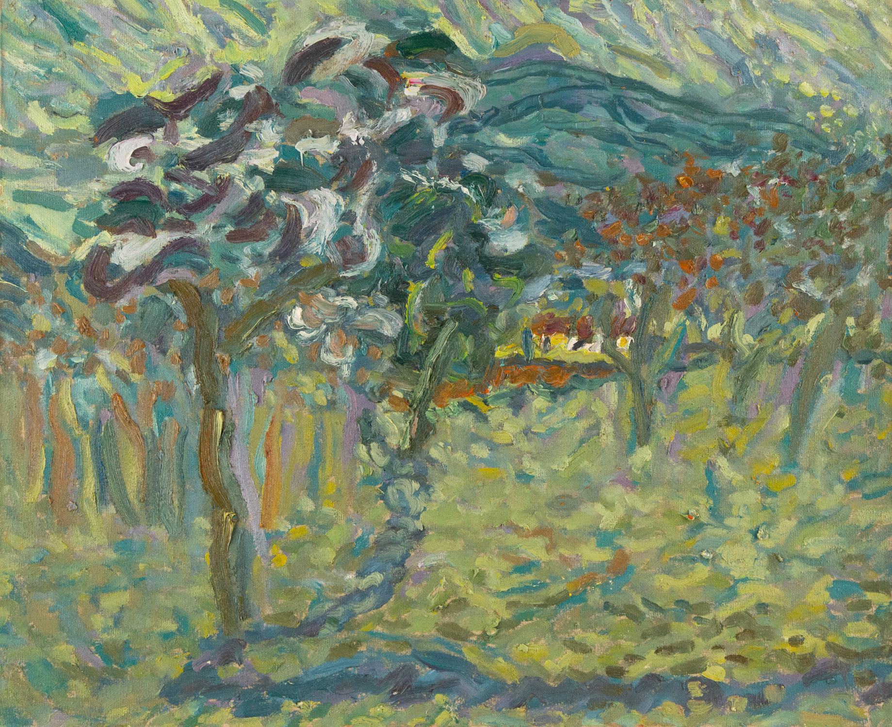 Yongqiang Yu Post-Impressionist Original Oil Painting "Untitled"
