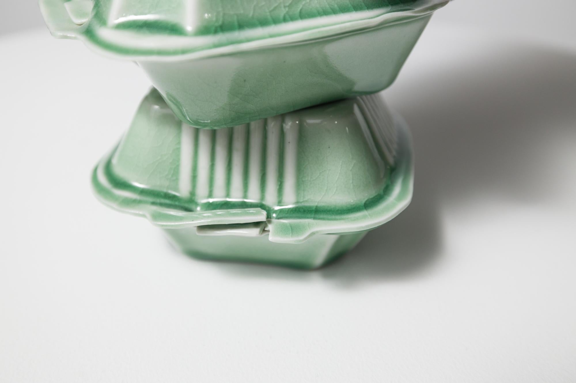 Escultura de porcelana 