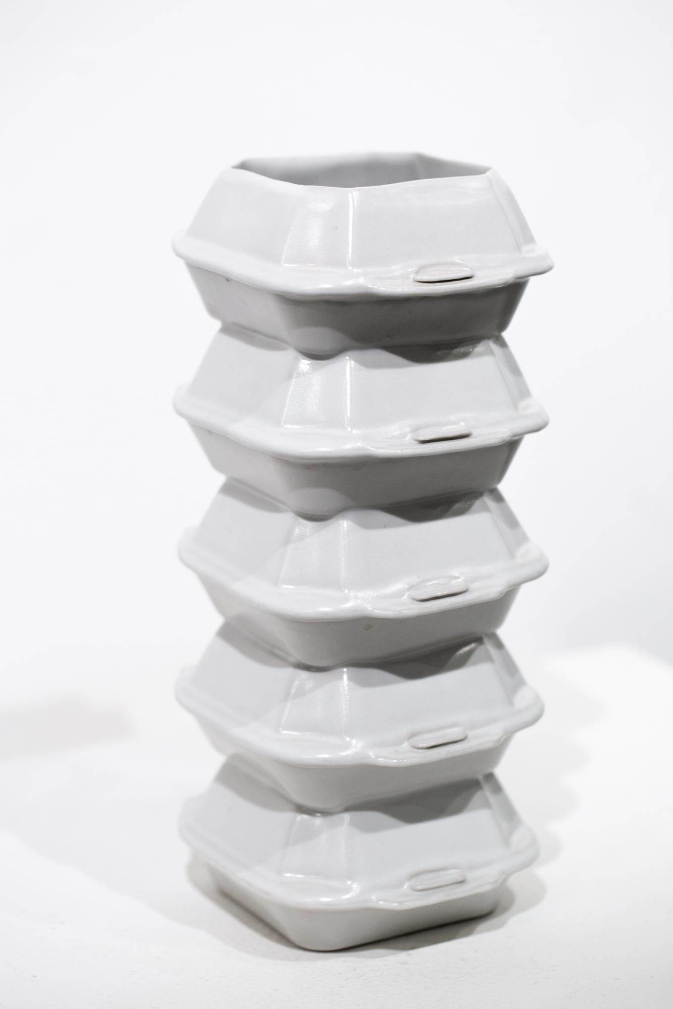 Cairn Vase (large #2) - Contemporary Sculpture by Yoonmi Nam