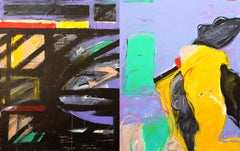 "Astrazione di Georges Rouault @ Henri Matisse" Quadro 60x72 in di Yoram Katz