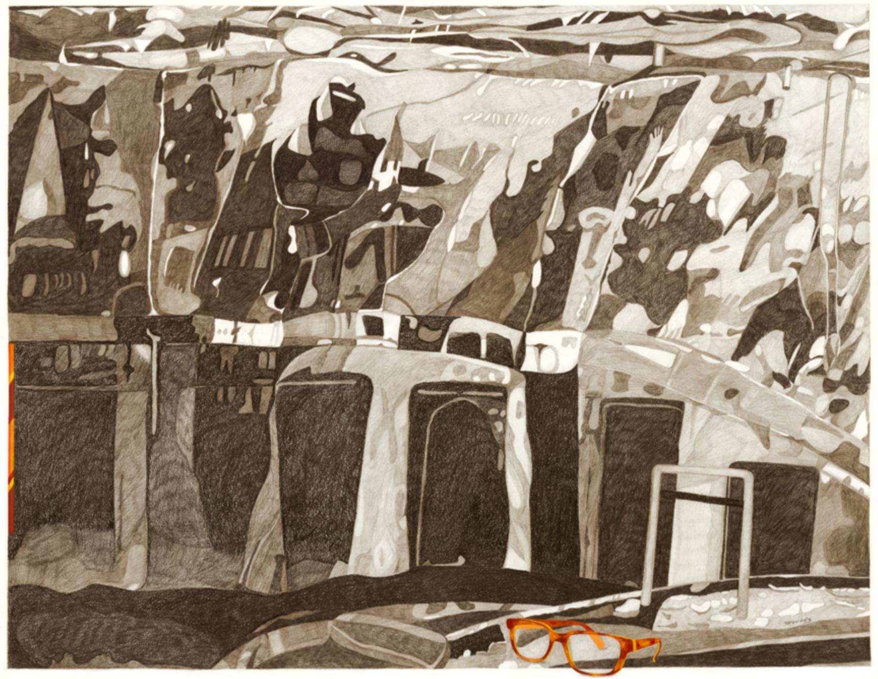 "Echo" (FRAMED) Abstract Painting 28 x 36" inch by Yoram Katz

Medium: Pencil on Paper
Size framed: 31 x 39 inch

ABOUT THE ARTIST:
Born in Israel.
Graduated from the Bazelel Art Academy in Jerusalem.
Resides in Los Angeles, California, USA.
When he