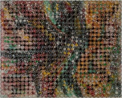"Gallo" Quadro astratto a tecnica mista 48 x 60 di Yoram Katz