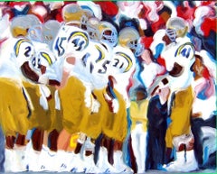 "El equipo" Pintura abstracta 60 x 72 pulgadas por Yoram Katz