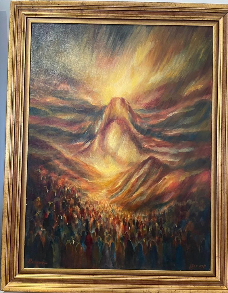 Sinaí - Painting Contemporáneo de Yoram Raanan