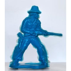 Blauer Cowboy #2 (Rifleman) von Yoram Wolberger, 2008