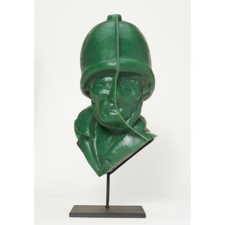 Retrato de soldado 1 de Yoram Wolberger, 2015 

Más información:
Medio: Resina de moldeo
Dimensiones: 50,8 × 25,4 × 25,4 cm (20 × 10 × 10 pulg.)

Yoram Wolberger utiliza juguetes de la infancia y objetos domésticos cotidianos para crear sus