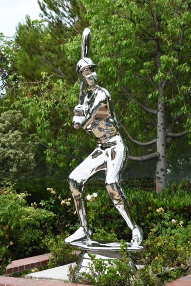 Trophy #2 (Baseball), Sculpture by Yoram Wolberger, 2017

Additional information:
Medium: Cast stainless steel
Dimensions: 84 × 60 × 29 in / 213.4 × 152.4 × 73.7 cm
Editions 2-3 of 3 + 2AP

About artist: Yoram Wolberger uses childhood toys and