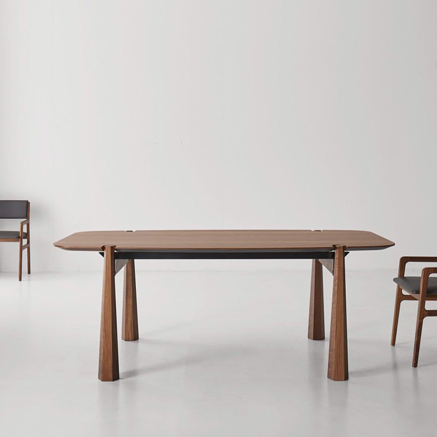Contemporary York Canaletto Wood Table by Modesign For Sale