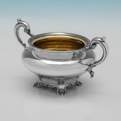 Rare York Silver - Victorian sterling silver bowl hallmarked in York in 1840