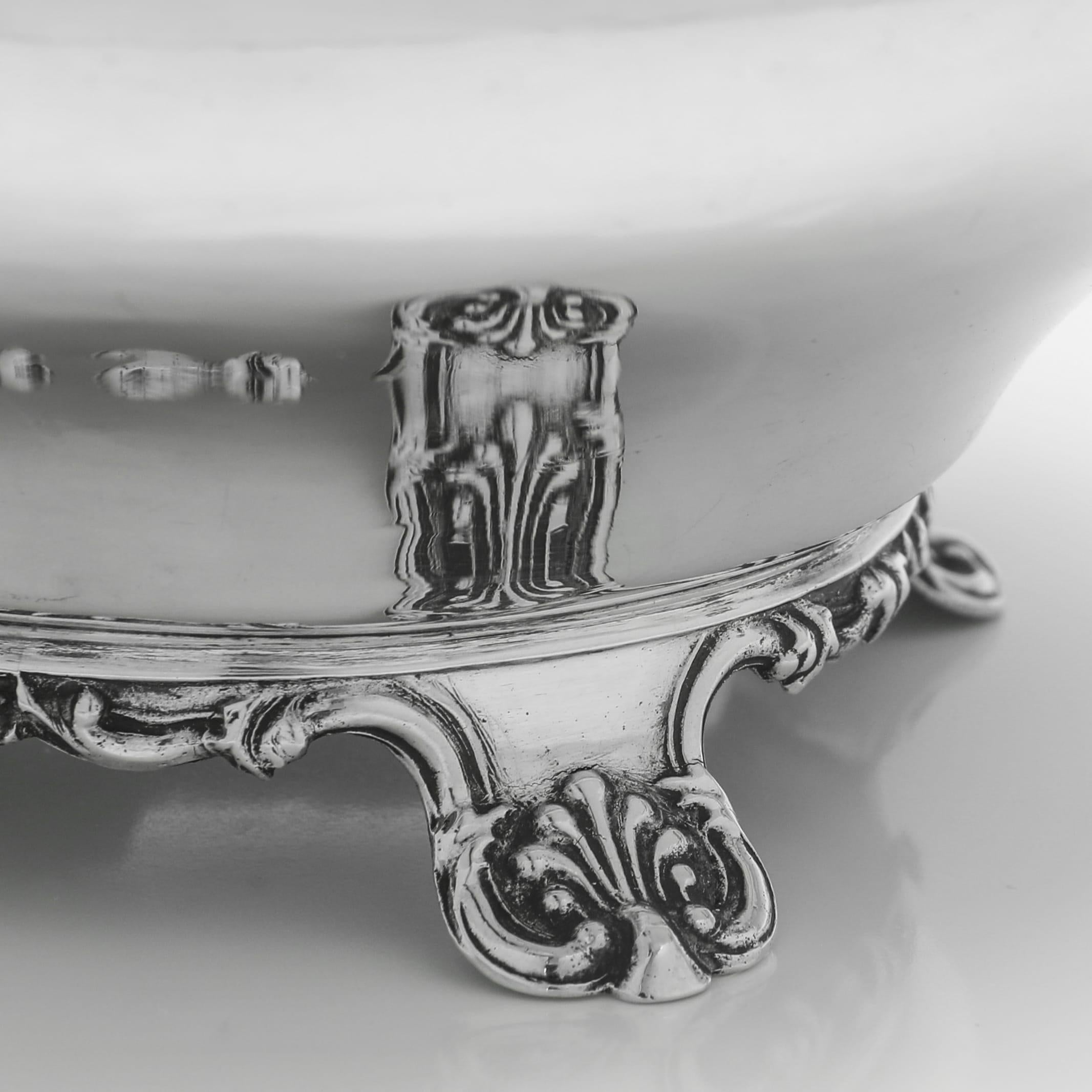 York Silver - Viktorianische Schale aus Sterlingsilber, hergestellt in York 1840 im Zustand „Gut“ im Angebot in London, London