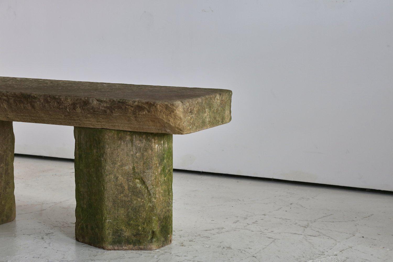 English York Stone Bench