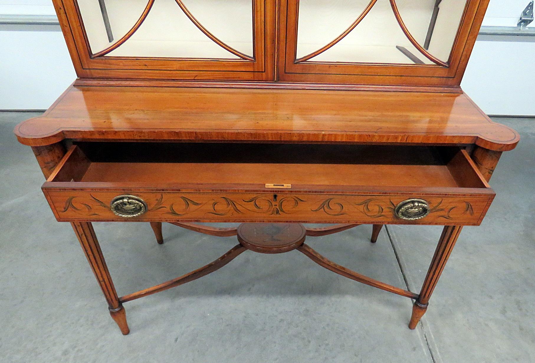 Yorkshire House Paint Decorated Satinwood Adams Style China at