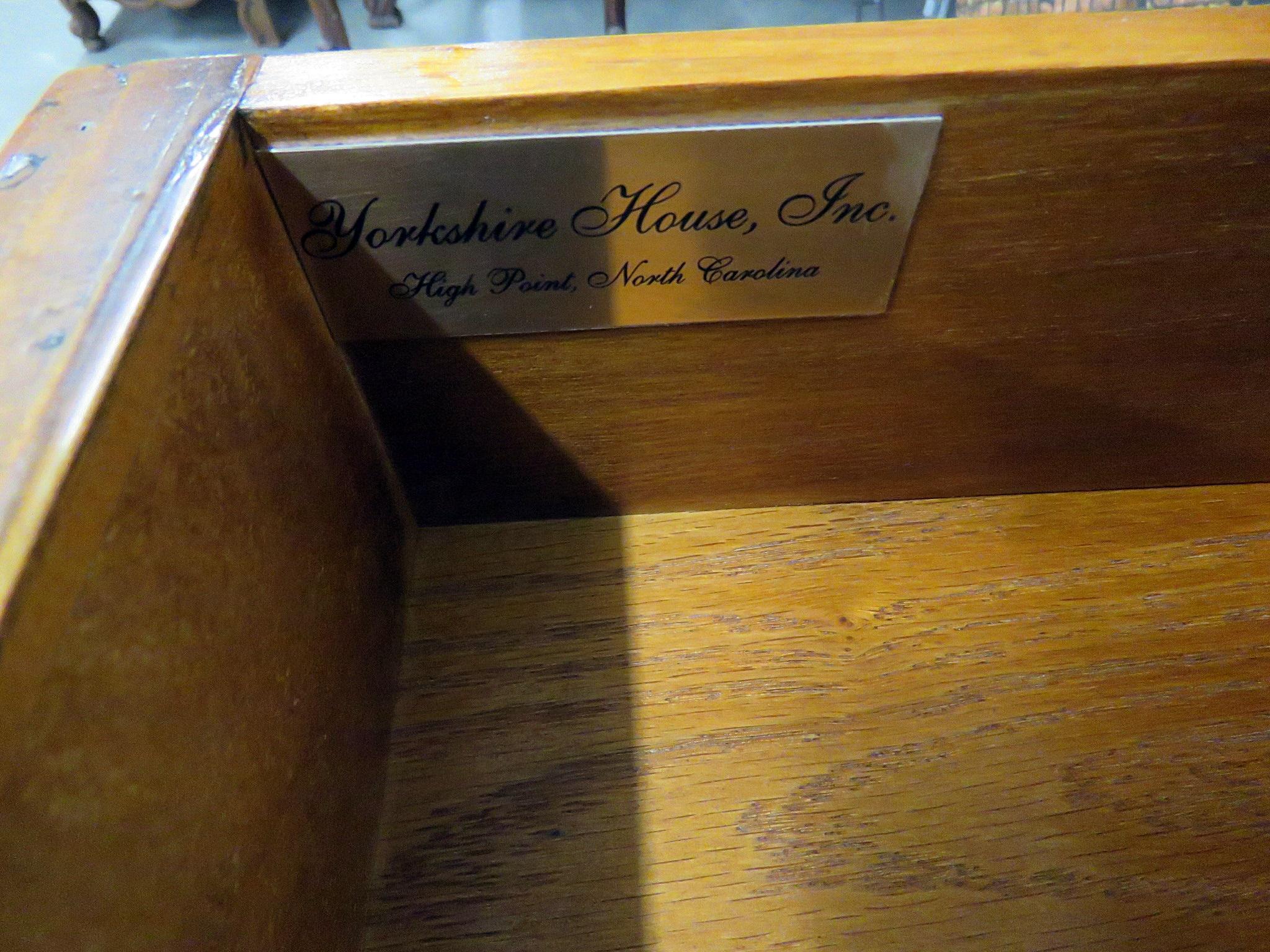 Yorkshire House Style Burled Walnut Desk at 1stDibs