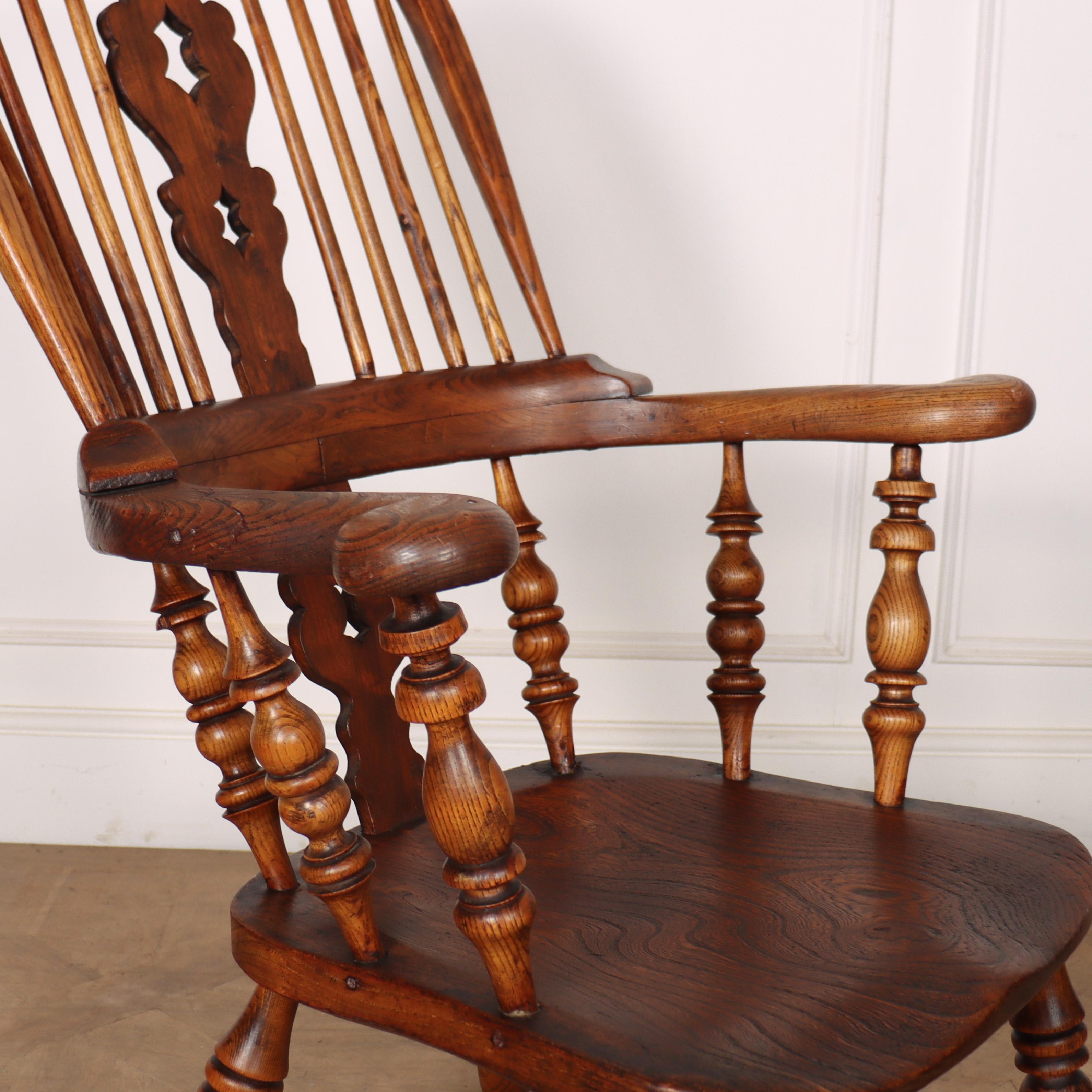 English Yorkshire Windsor Chair For Sale