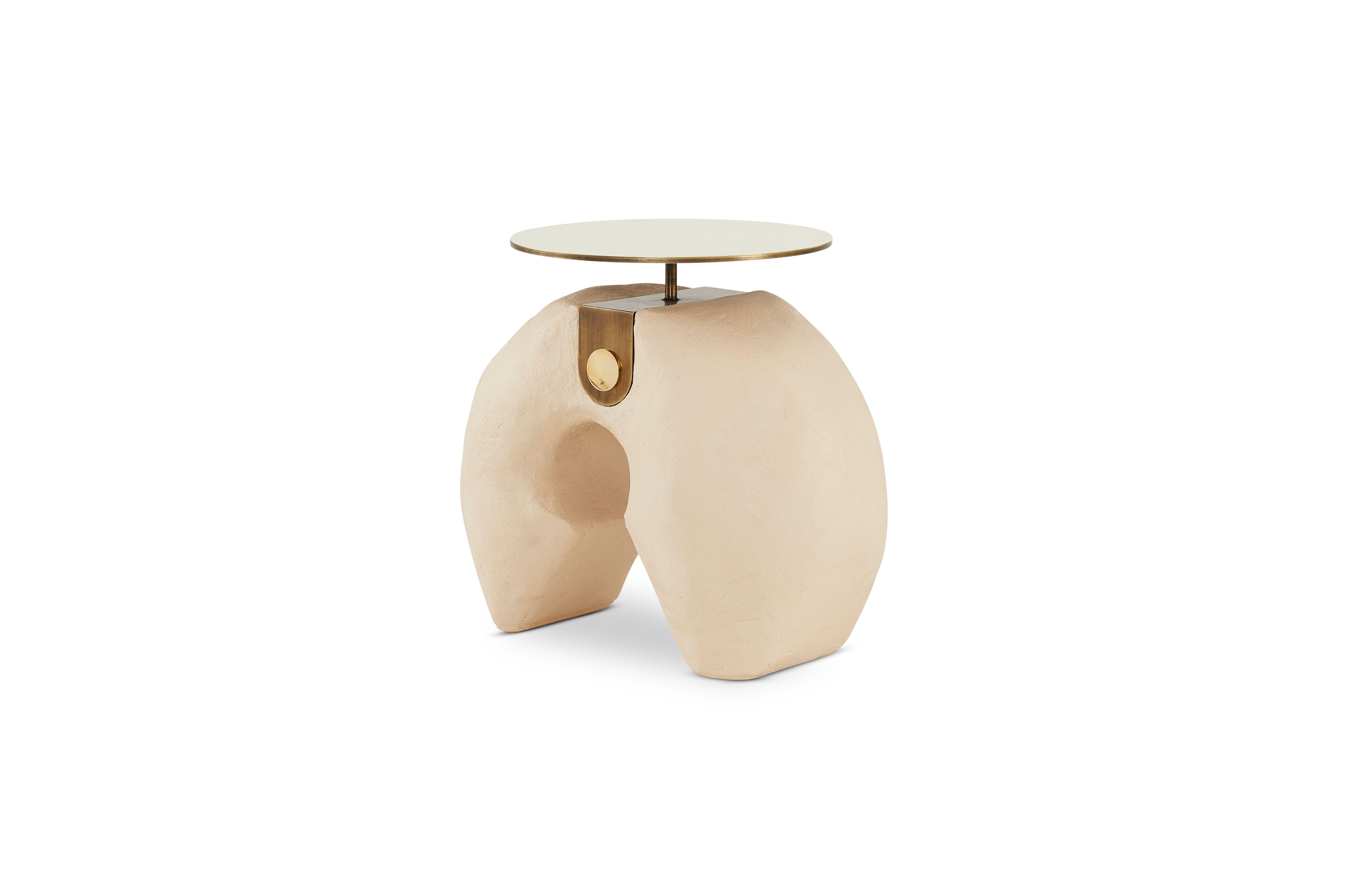Modern Yoruba 1 Side Table by Egg Designs For Sale
