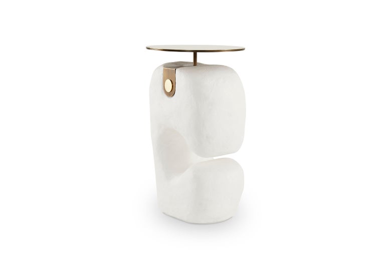Modern Yoruba 2 Side Table by Egg Designs For Sale