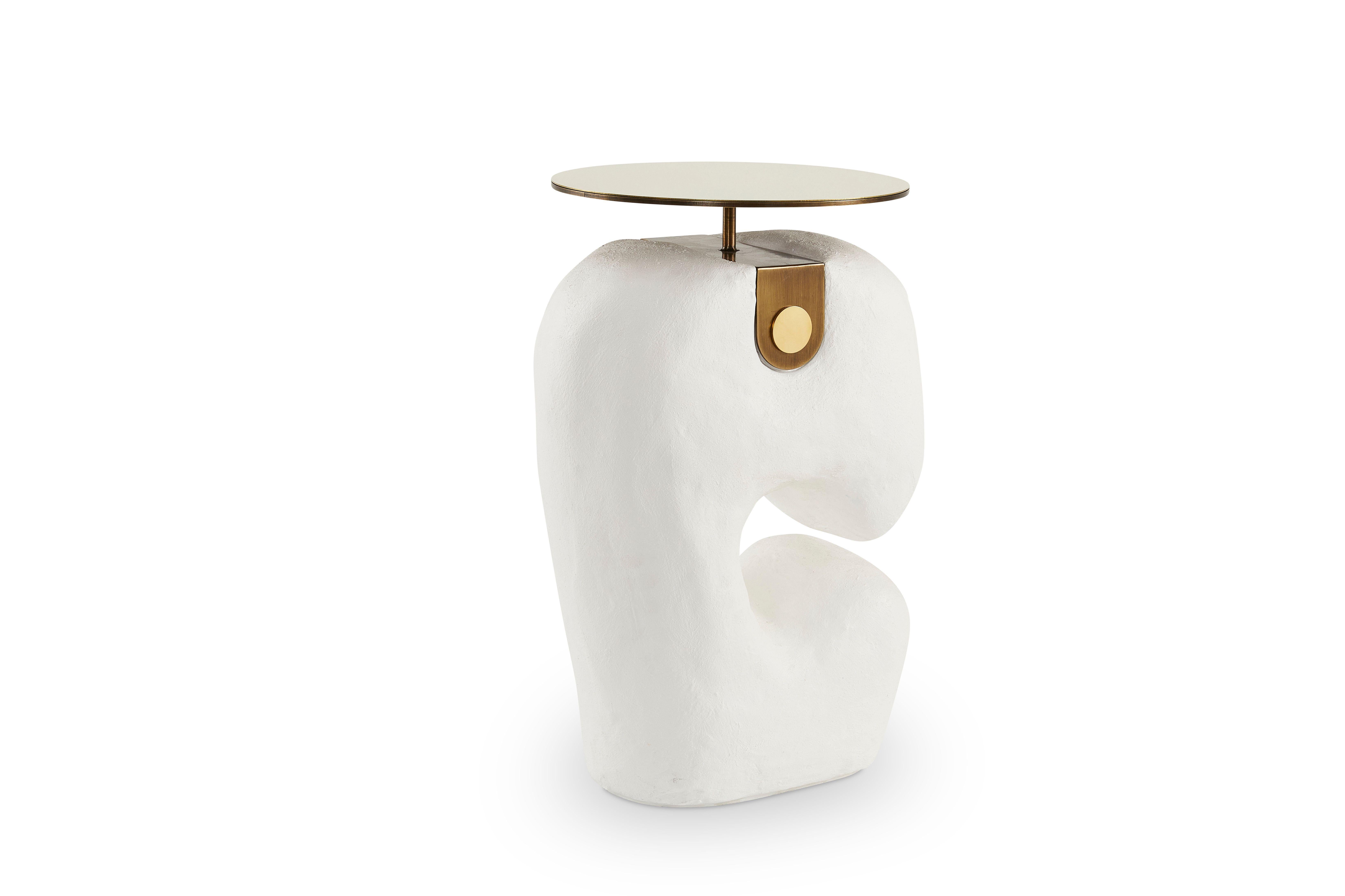 South African Yoruba 2 Side Table by Egg Designs