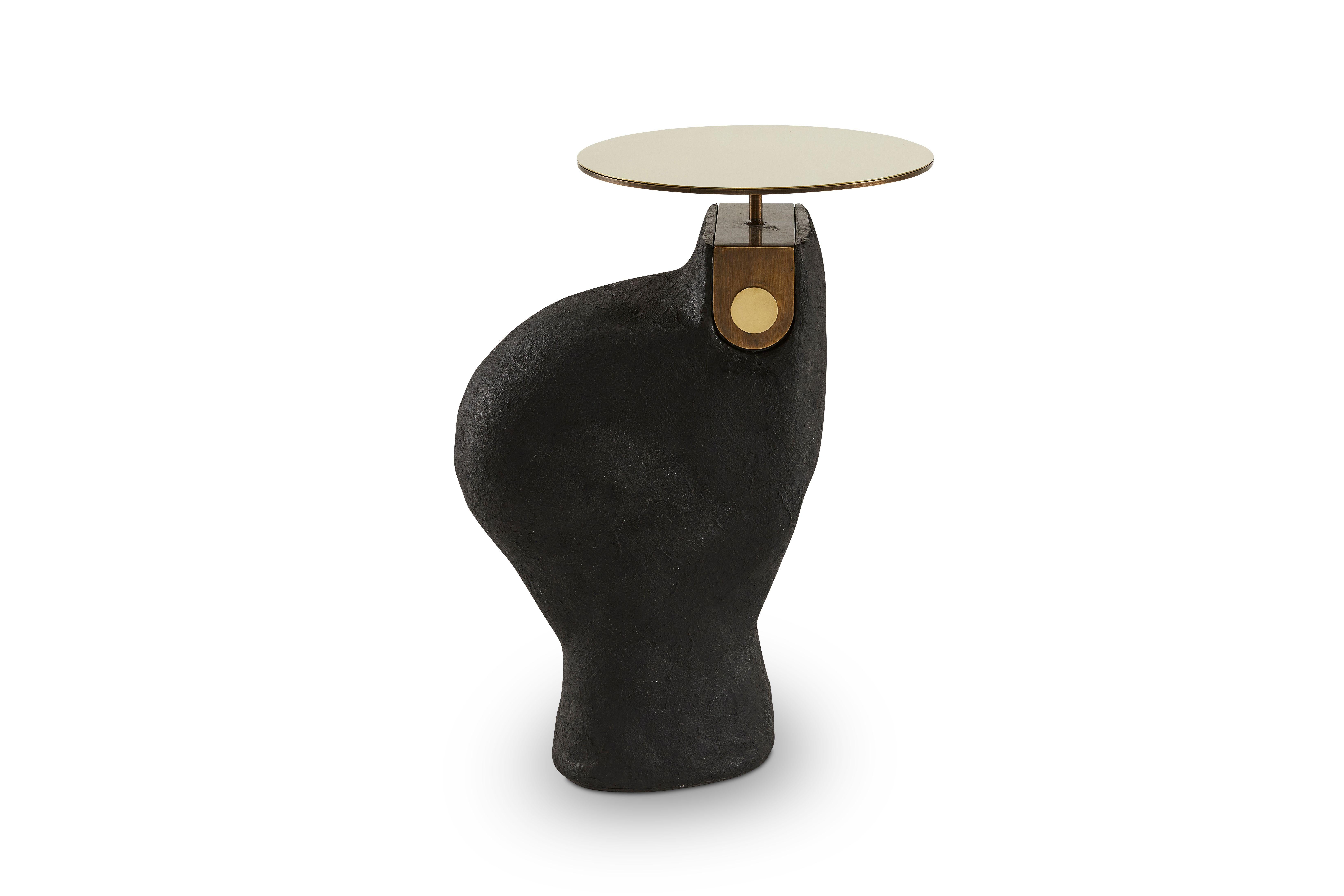 Contemporary Yoruba 3 Side Table by Egg Designs For Sale