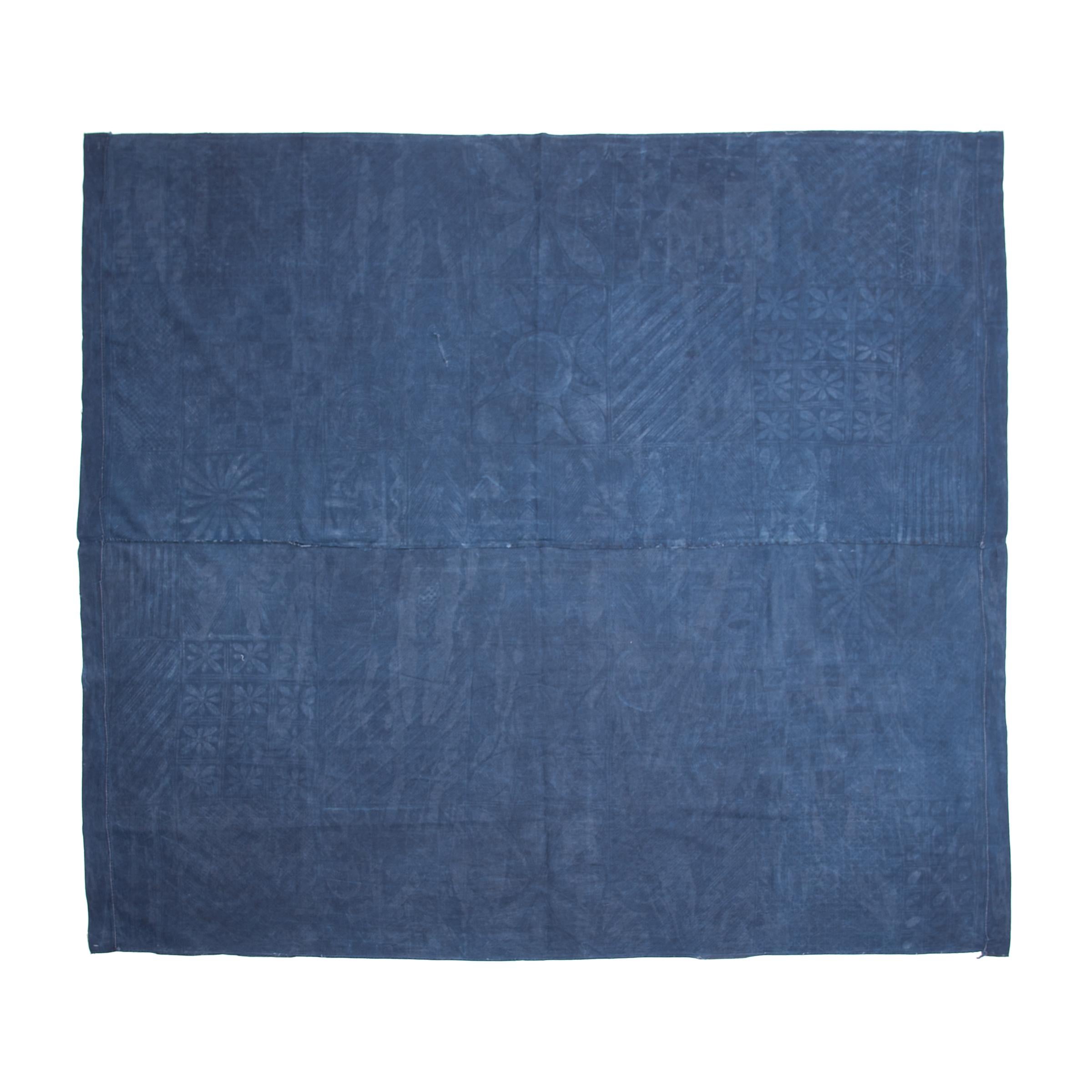Nigérian Yoruba Adire Eleko - Textile indigo