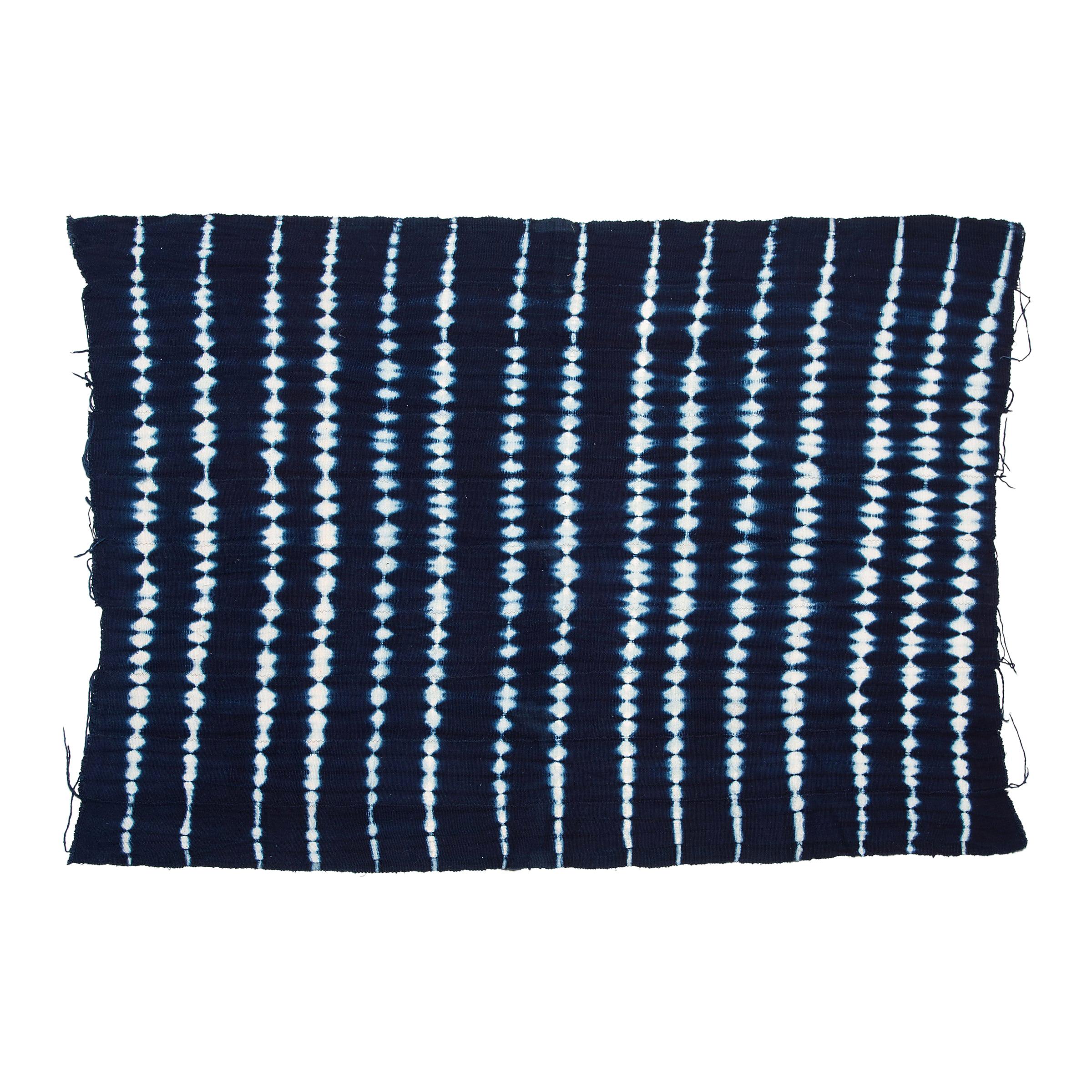 Yoruba Adire Oniko Indigo Textile