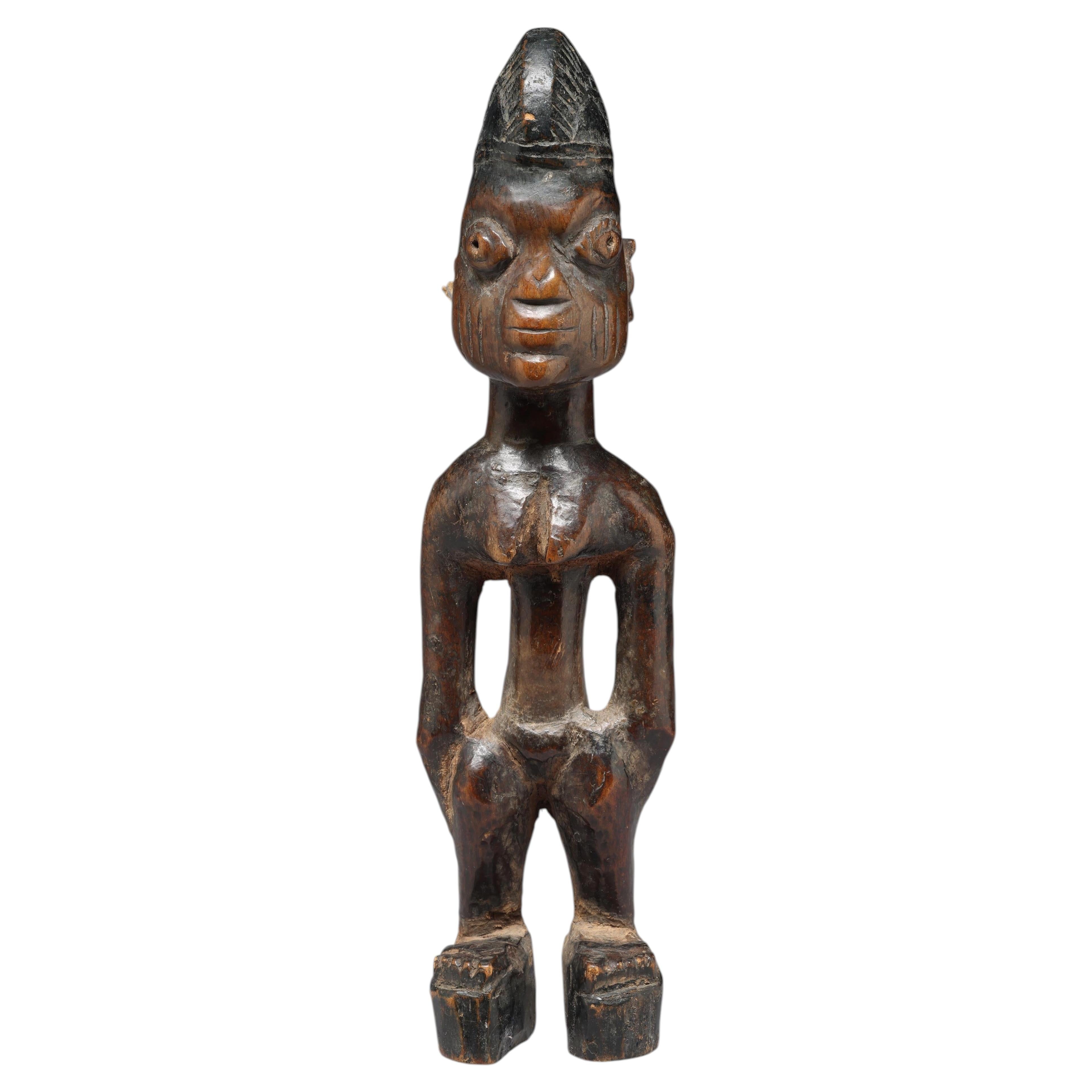 Yoruba Female Figure, Ibeji or Twin Figure, Nigeria, Africa, Tall  Sandals