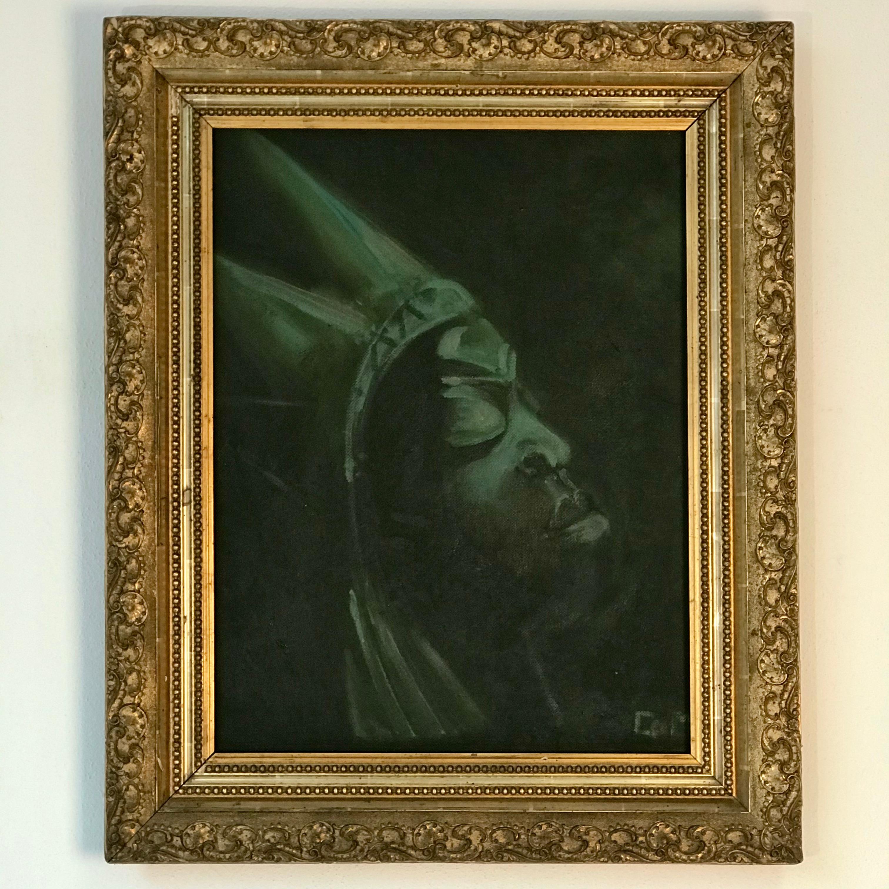 Yoruba King Portrait In Excellent Condition For Sale In Munich, DE