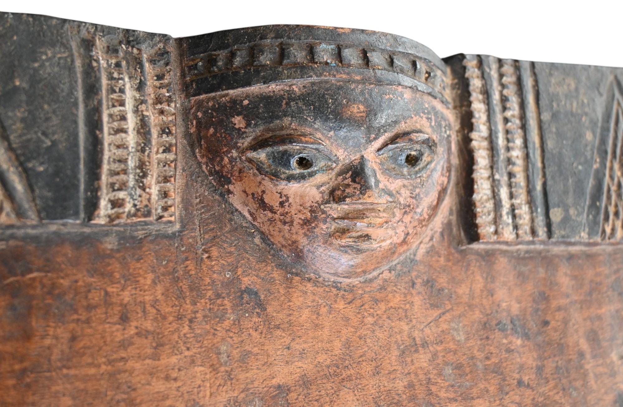 Nigerian Yoruba, Nigeria, carved wooden 'OPON IFA' divination board