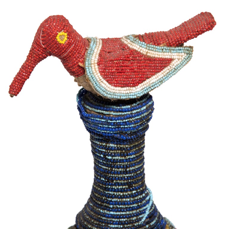 Yoruba Oba Beaded Crown For Sale at 1stdibs