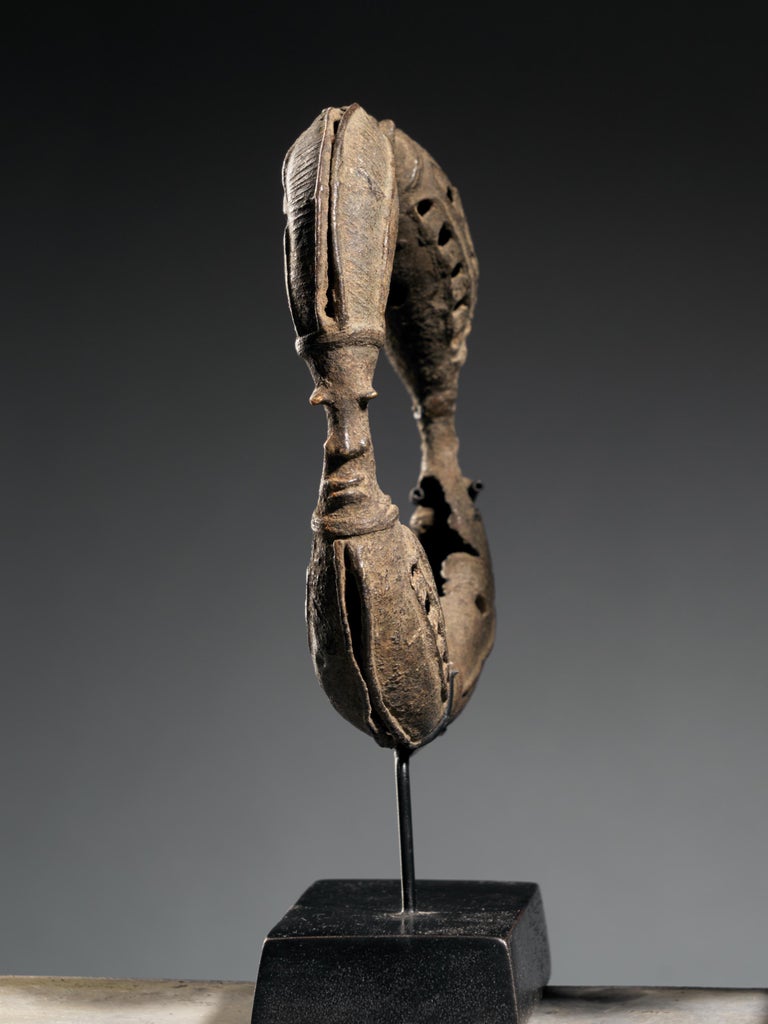 Yoruba People, Nigeria, Brass Dance Rattle for Ceremonial Dances at 1stDibs