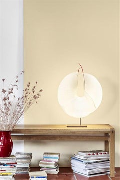 Yoruba Rose paper table lamp by Ingo Maurer