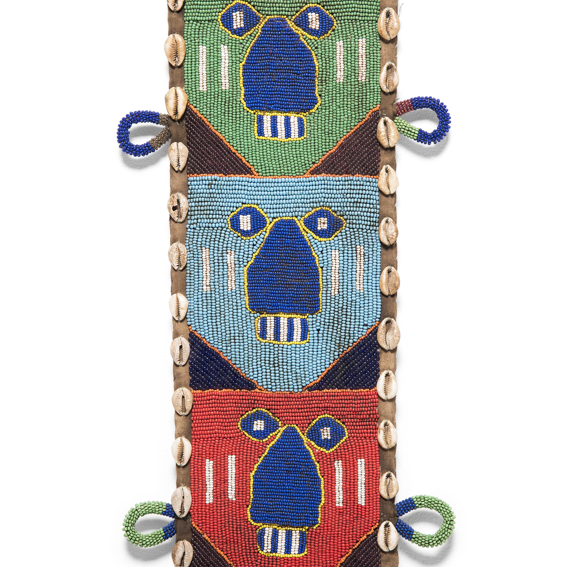 Nigerian Yoruban Beaded Sash, c. 1950