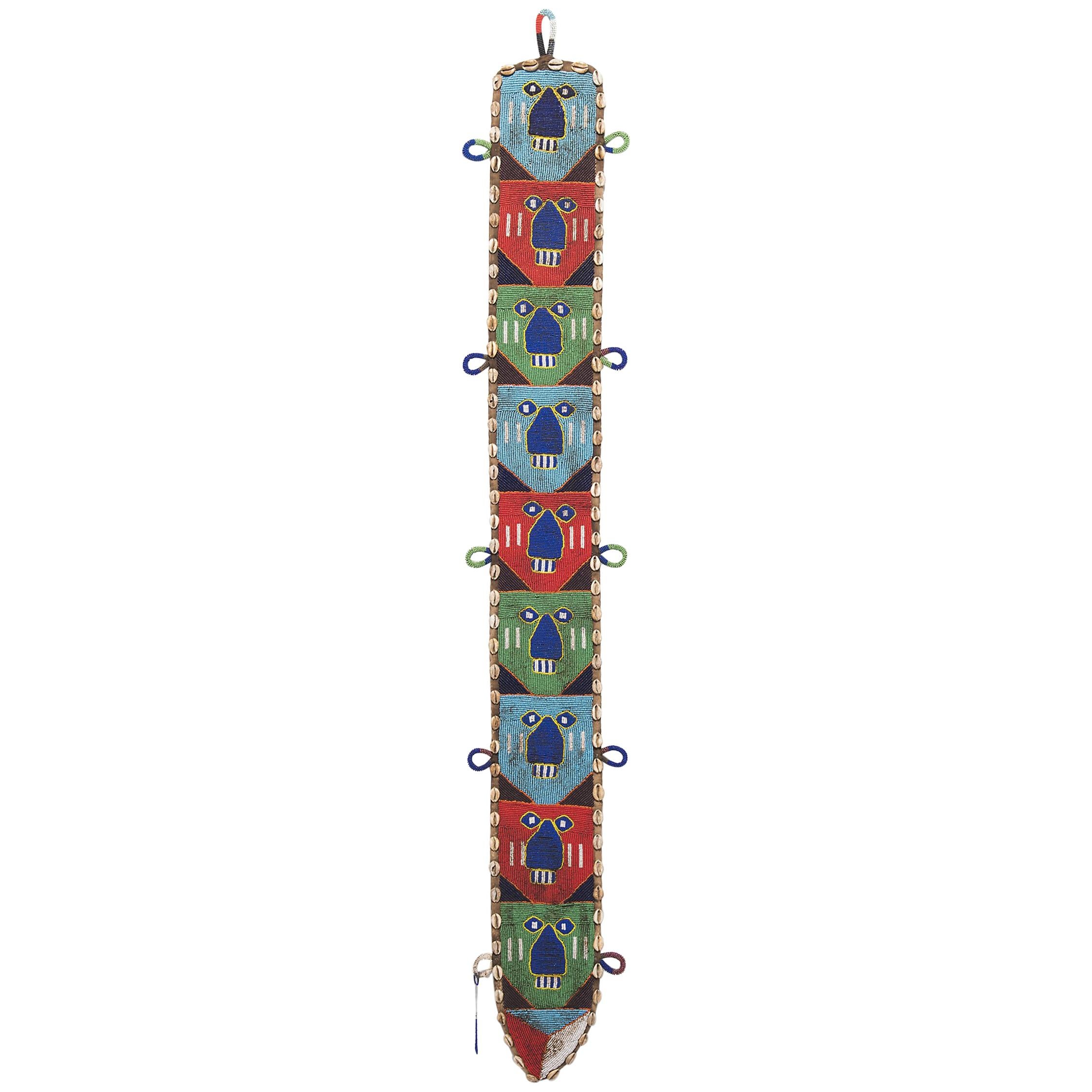 Yoruban Beaded Sash, c. 1950