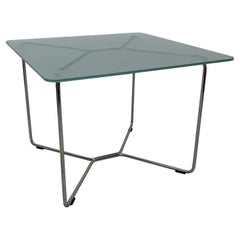 Yos & Leonardo Theosabrata Tubular Chrome and Glass Dining Table for Accupunto
